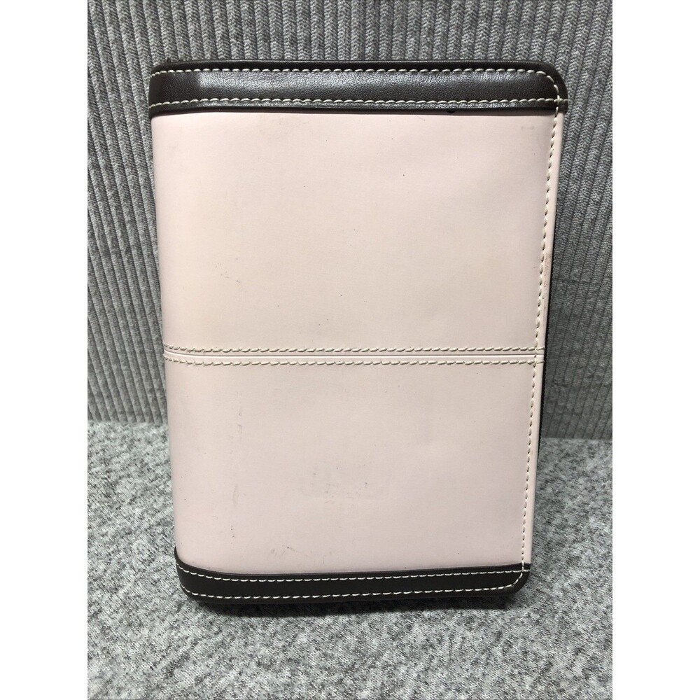 Franklin 365 Planner Ring Binder Cover Pink Brown Career Organization